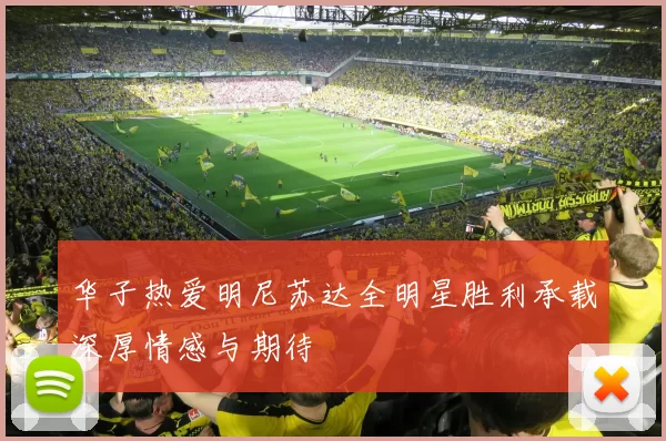 华子热爱明尼苏达全明星胜利承载深厚情感与期待